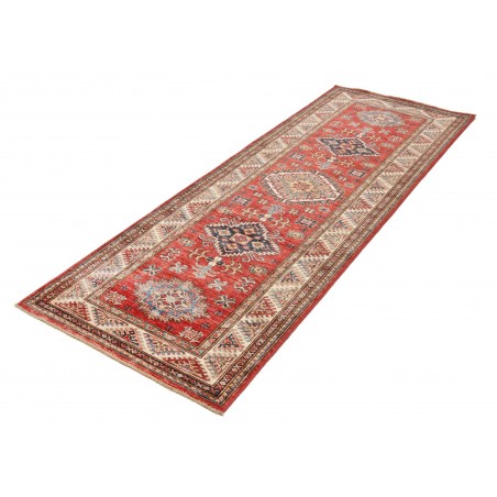 Tappeto Kazak Fine Pakistan marrone giallo 88x240