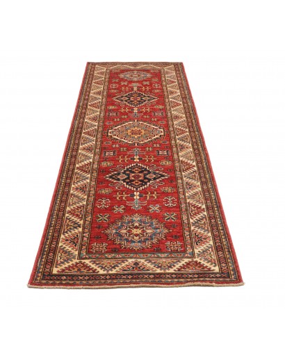 Tappeto Kazak Fine Pakistan marrone giallo 88x240