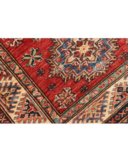 Tappeto Kazak Fine Pakistan marrone giallo 88x240