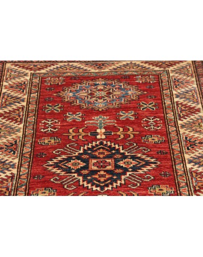 Tappeto Kazak Fine Pakistan marrone giallo 88x240