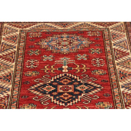 Tappeto Kazak Fine Pakistan marrone giallo 88x240