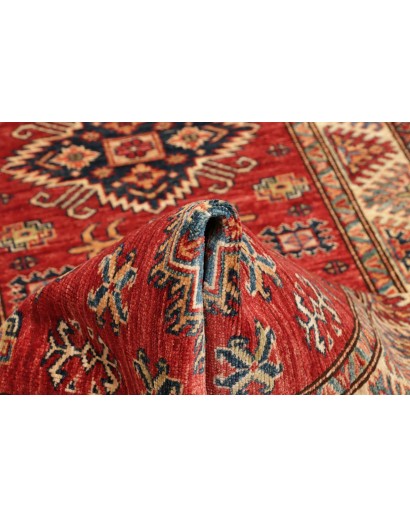 Tappeto Kazak Fine Pakistan marrone giallo 88x240