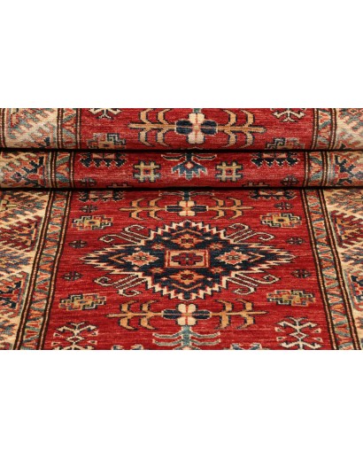 Tappeto Kazak Fine Pakistan marrone giallo 88x240