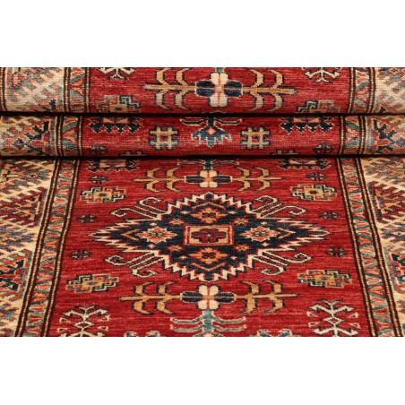 Tappeto Kazak Fine Pakistan marrone giallo 88x240