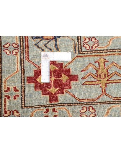 Tappeto Kazak Fine Pakistan azzurro blu 246x300