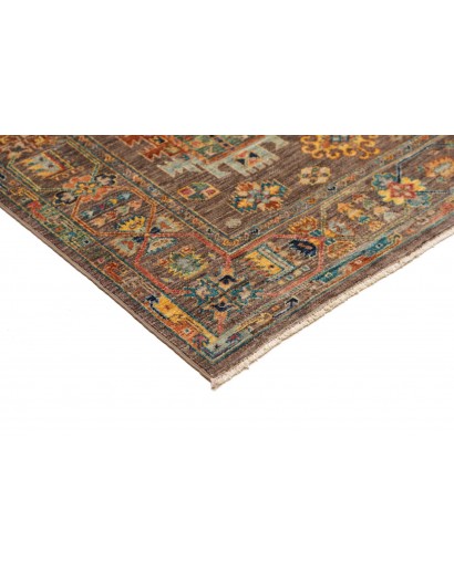 Tappeto Tribal Pakistan bianco giallo 147x202