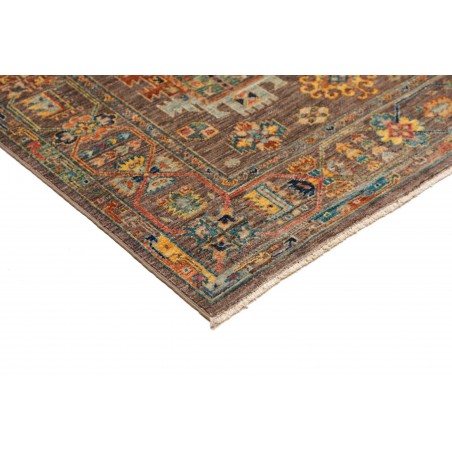 Tappeto Tribal Pakistan bianco giallo 147x202