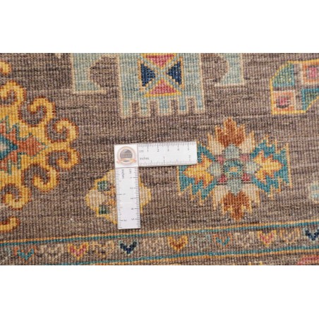 Tappeto Tribal Pakistan bianco giallo 147x202