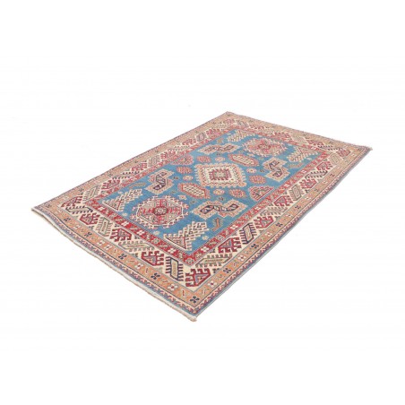 Tappeto Kazak Afghanistan beige grigio 125x182