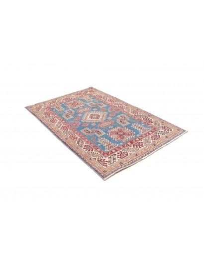 Tappeto Kazak Afghanistan beige grigio 125x182