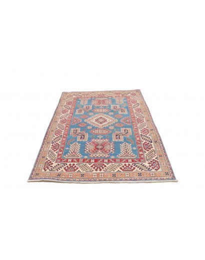 Tappeto Kazak Afghanistan beige grigio 125x182