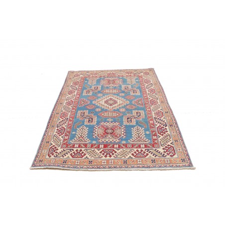 Tappeto Kazak Afghanistan beige grigio 125x182