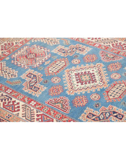 Tappeto Kazak Afghanistan beige grigio 125x182