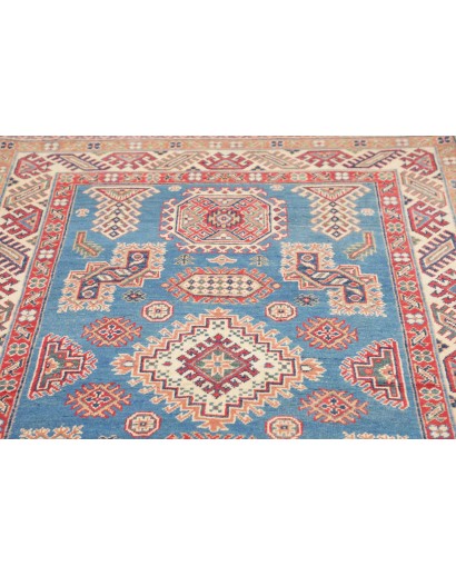Tappeto Kazak Afghanistan beige grigio 125x182