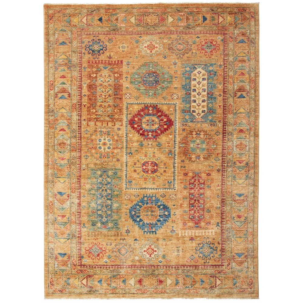 Tappeto Tribal Pakistan marrone 167x231 Tappeto Tribal Pakistan marrone 167x231