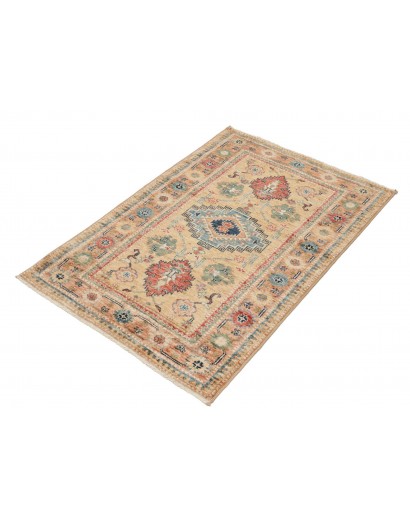 Tappeto Kazak Fine Pakistan marrone verde 82x119