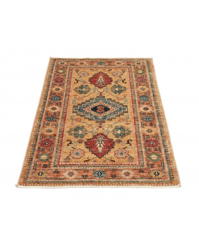 Tappeto Kazak Fine Pakistan marrone verde 82x119