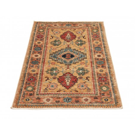 Tappeto Kazak Fine Pakistan marrone verde 82x119