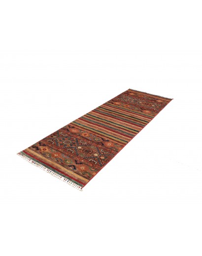 Tappeto Samarkand Pakistan marrone grigio 81x232