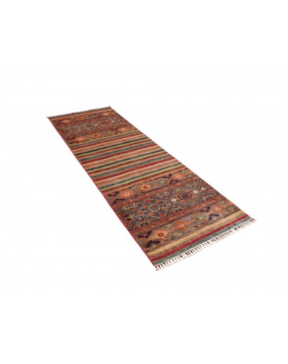 Tappeto Samarkand Pakistan marrone grigio 81x232