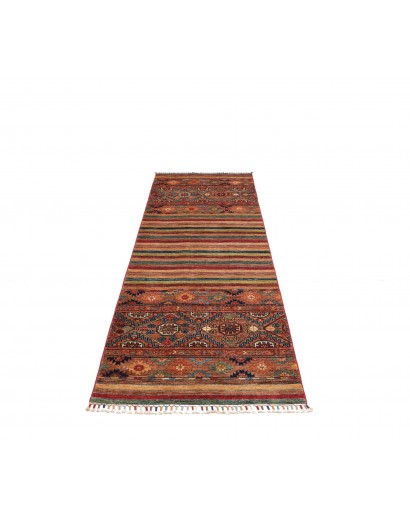 Tappeto Samarkand Pakistan marrone grigio 81x232