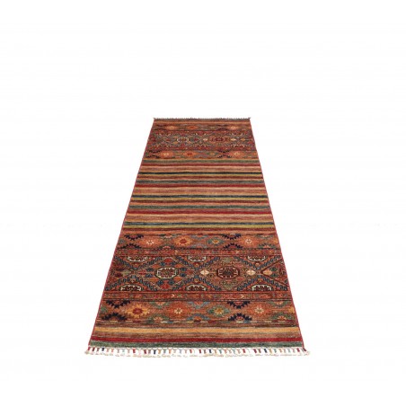 Tappeto Samarkand Pakistan marrone grigio 81x232