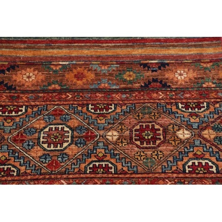 Tappeto Samarkand Pakistan marrone grigio 81x232