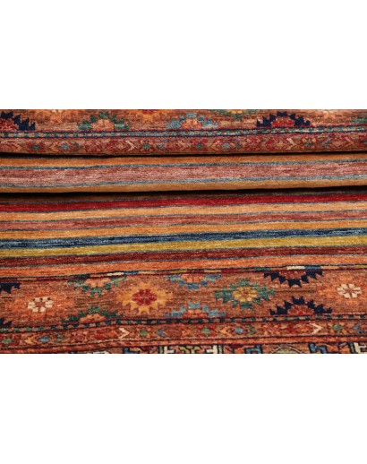 Tappeto Samarkand Pakistan marrone grigio 81x232