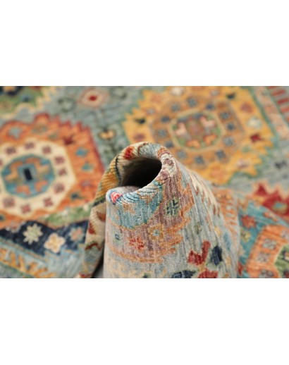 Tappeto Tribal Pakistan marrone grigio 82x240