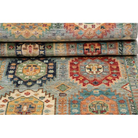 Tappeto Tribal Pakistan marrone grigio 82x240