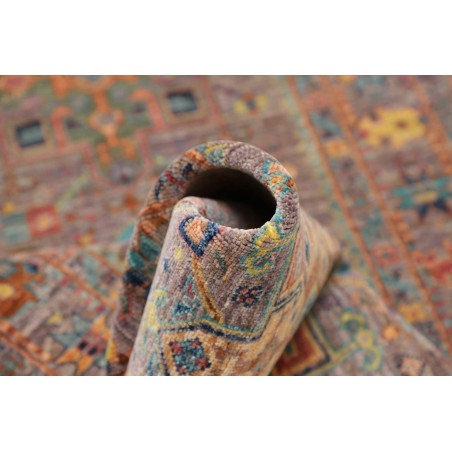 Tappeto Tribal Pakistan marrone grigio 80x260