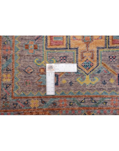 Tappeto Tribal Pakistan marrone grigio 80x260