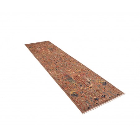 Tappeto Shahi Fine Pakistan marrone grigio 79x301