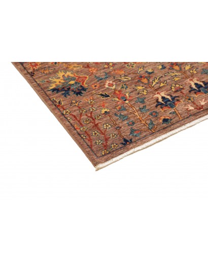 Tappeto Shahi Fine Pakistan marrone grigio 79x301