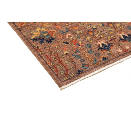 Tappeto Shahi Fine Pakistan marrone grigio 79x301
