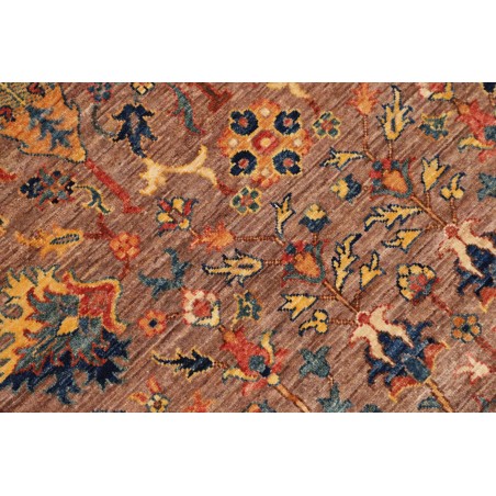 Tappeto Shahi Fine Pakistan marrone grigio 79x301