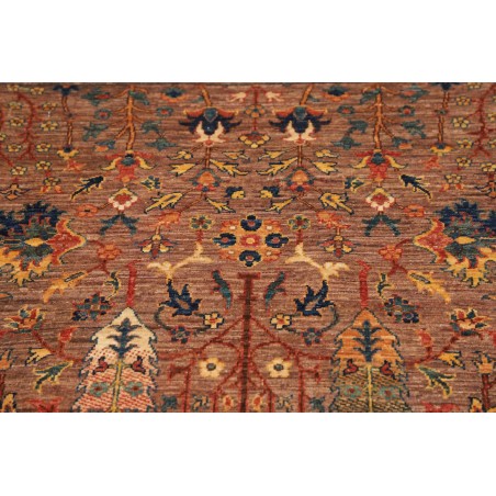 Tappeto Shahi Fine Pakistan marrone grigio 79x301