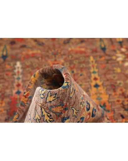 Tappeto Shahi Fine Pakistan marrone grigio 79x301