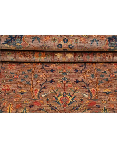 Tappeto Shahi Fine Pakistan marrone grigio 79x301