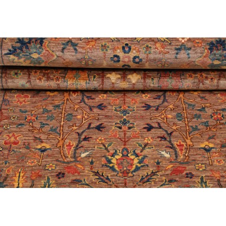 Tappeto Shahi Fine Pakistan marrone grigio 79x301