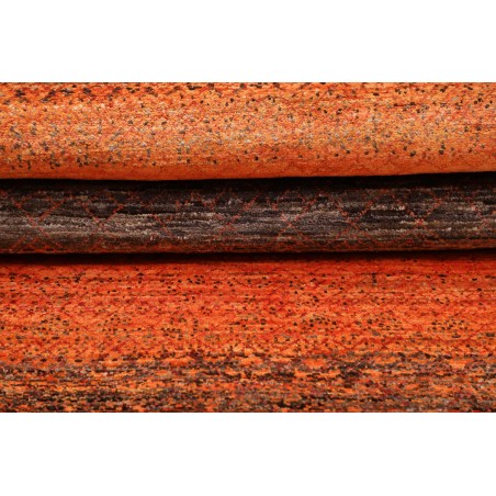 Tappeto Royal Gabbeh Pakistan marrone verde 77x249