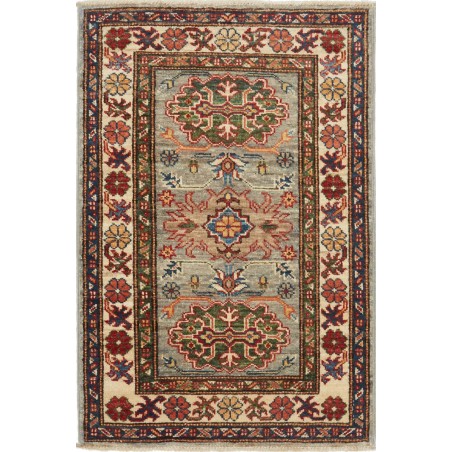 Tappeto Kazak Fine Pakistan azzurro beige 63x95