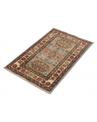 Tappeto Kazak Fine Pakistan azzurro beige 63x95
