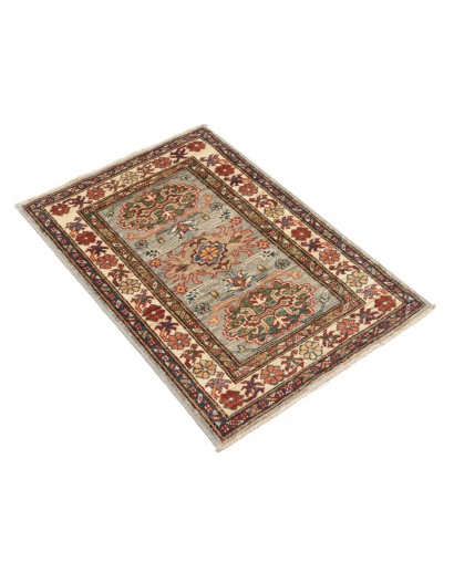 Tappeto Kazak Fine Pakistan azzurro beige 63x95