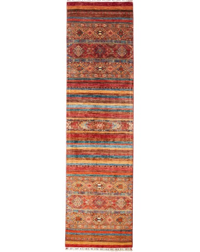 Tappeto Samarkand Pakistan marrone giallo 80x293