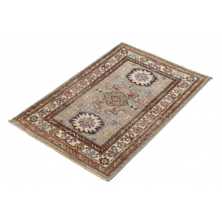 Tappeto Kazak Fine Pakistan marrone azzurro 62x88