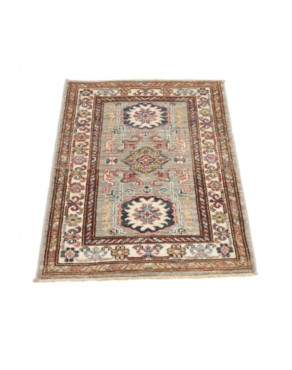 Tappeto Kazak Fine Pakistan marrone azzurro 62x88