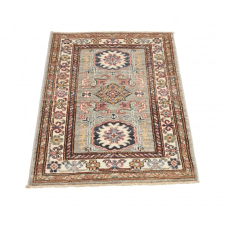 Tappeto Kazak Fine Pakistan marrone azzurro 62x88