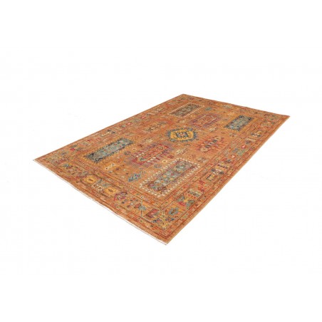 Tappeto Tribal Pakistan arancione grigio 171x244