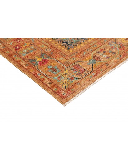 Tappeto Tribal Pakistan arancione grigio 171x244